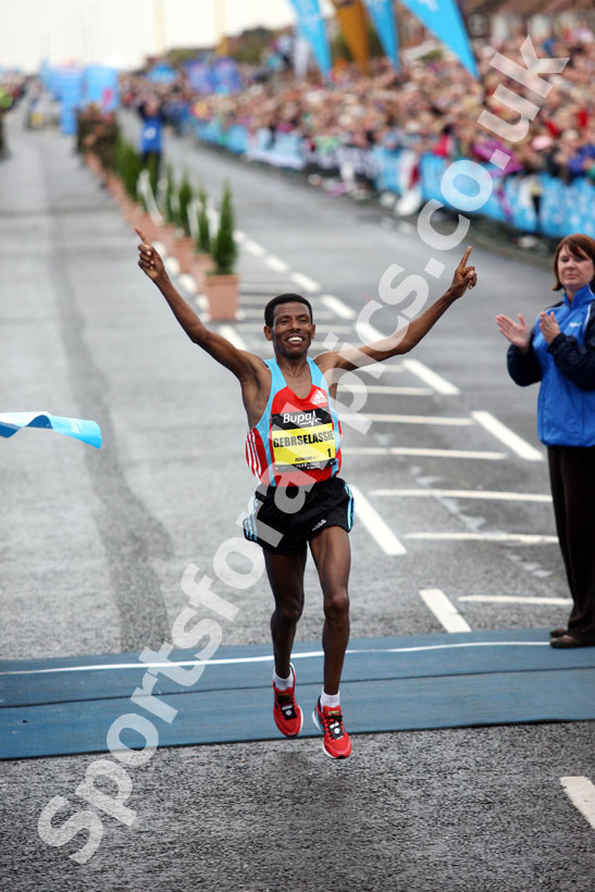 2010 BUPA Great North Run winner Gebrselassie